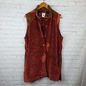 8 Villa Factory long vest/tunic multi color …